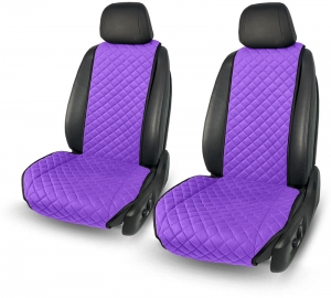 Автомобильные накидки из алькантары , Комплект на перед , фиолетовый